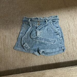 Denim shorts
